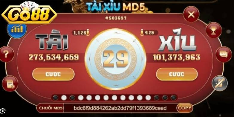 Tài Xỉu MD5 Go88 Và Cách Đối Chiếu Mã MD5 Khi Có Kết Quả